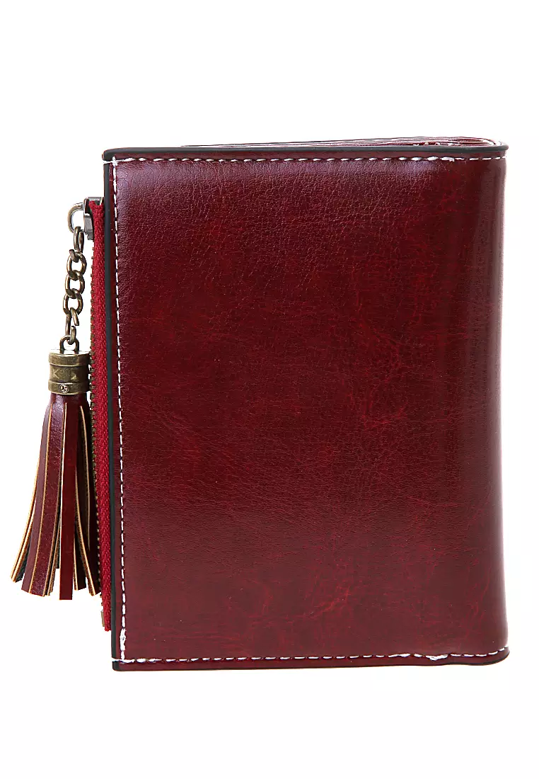 Dompet Wanita Model Pendek Cassual Wallet Many Slot Material PU Leather ORIGINAL