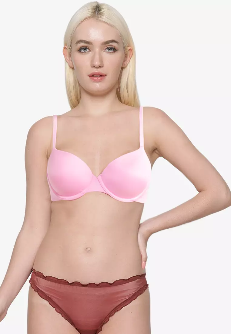 Buy Cotton On Body Ultimate Comfort T-Shirt Bra in Pink Frosting 2024  Online