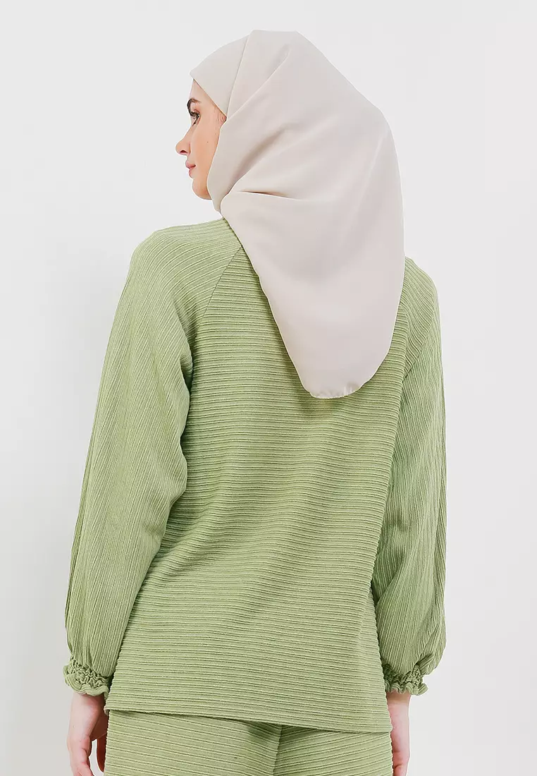 MFMW Liera Blouse Atasan Hijau