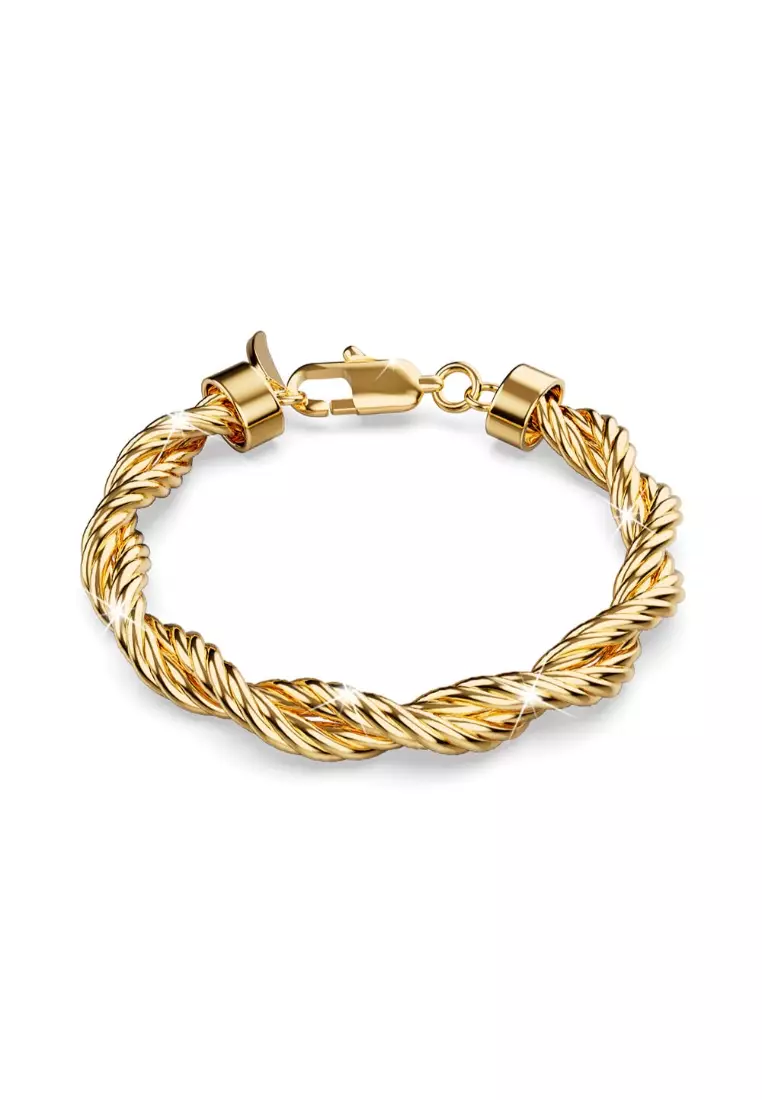 Buy Bullion Gold BULLION GOLD Bea Gold Double Twist Bracelet 2024