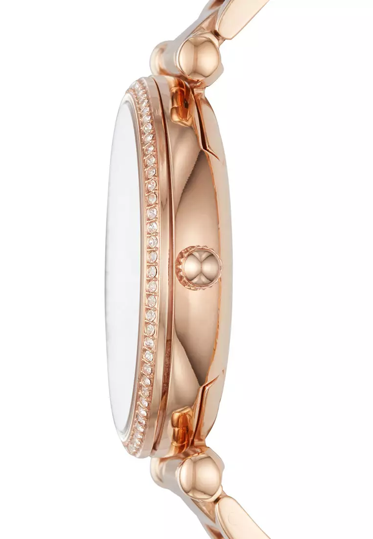 Carlie Rose Gold Stainless Steel Watch ES4301