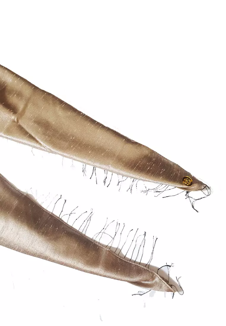 Glamour Raw Silk Pashmina Ivory