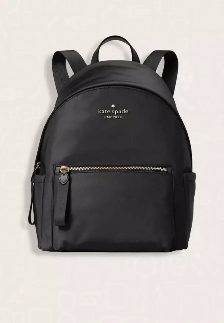 Kate Spade Chelsea Nylon Medium Backpack Black