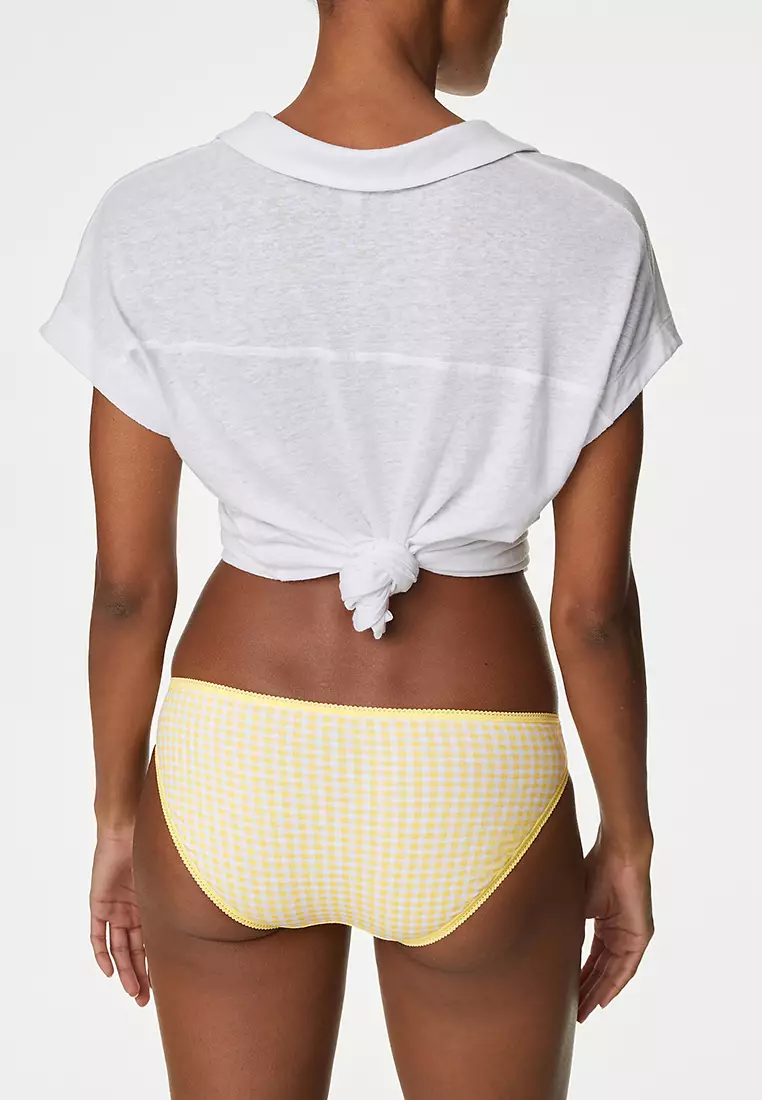 5pk Cotton Lycra™ Bikini Knickers