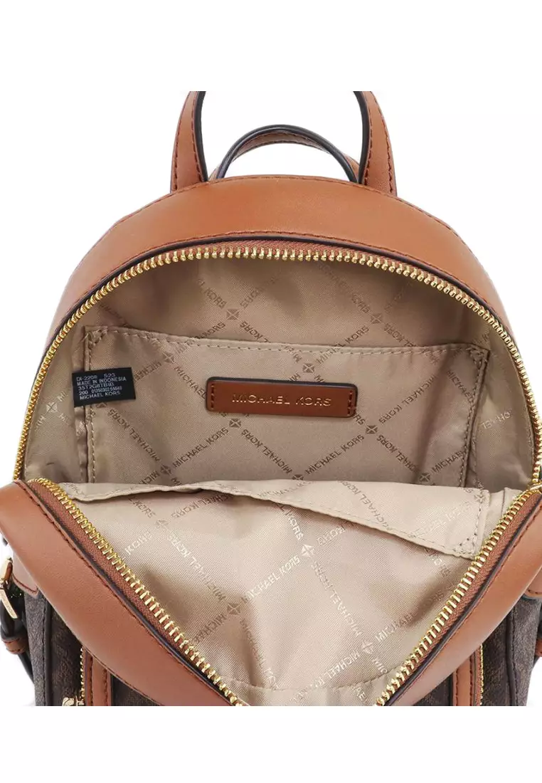 Signature Jaycee Mini Backpack - Brown