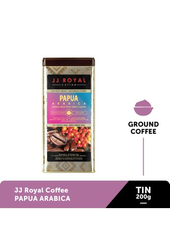JJ Royal Coffee JJ Royal Coffee Papua Arabica Ground Tin 200 gr 96943ES1A9BD13GS_1