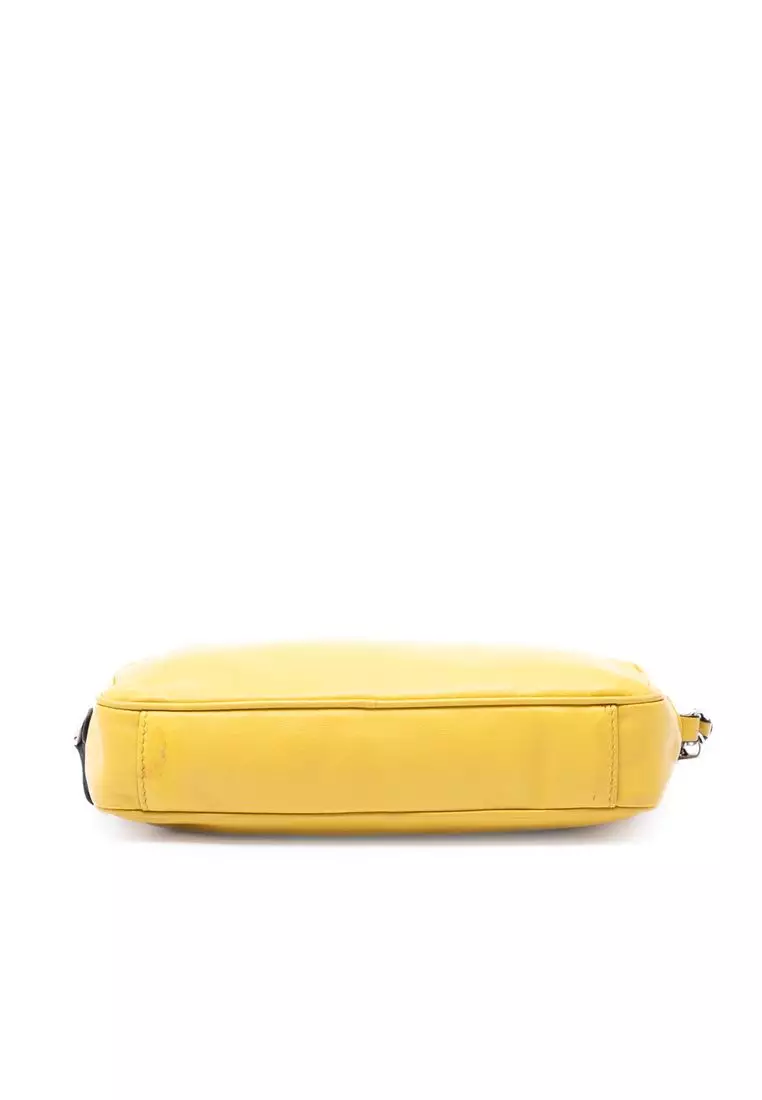 Pre-Loved Prada Leather Wristlet Clutch