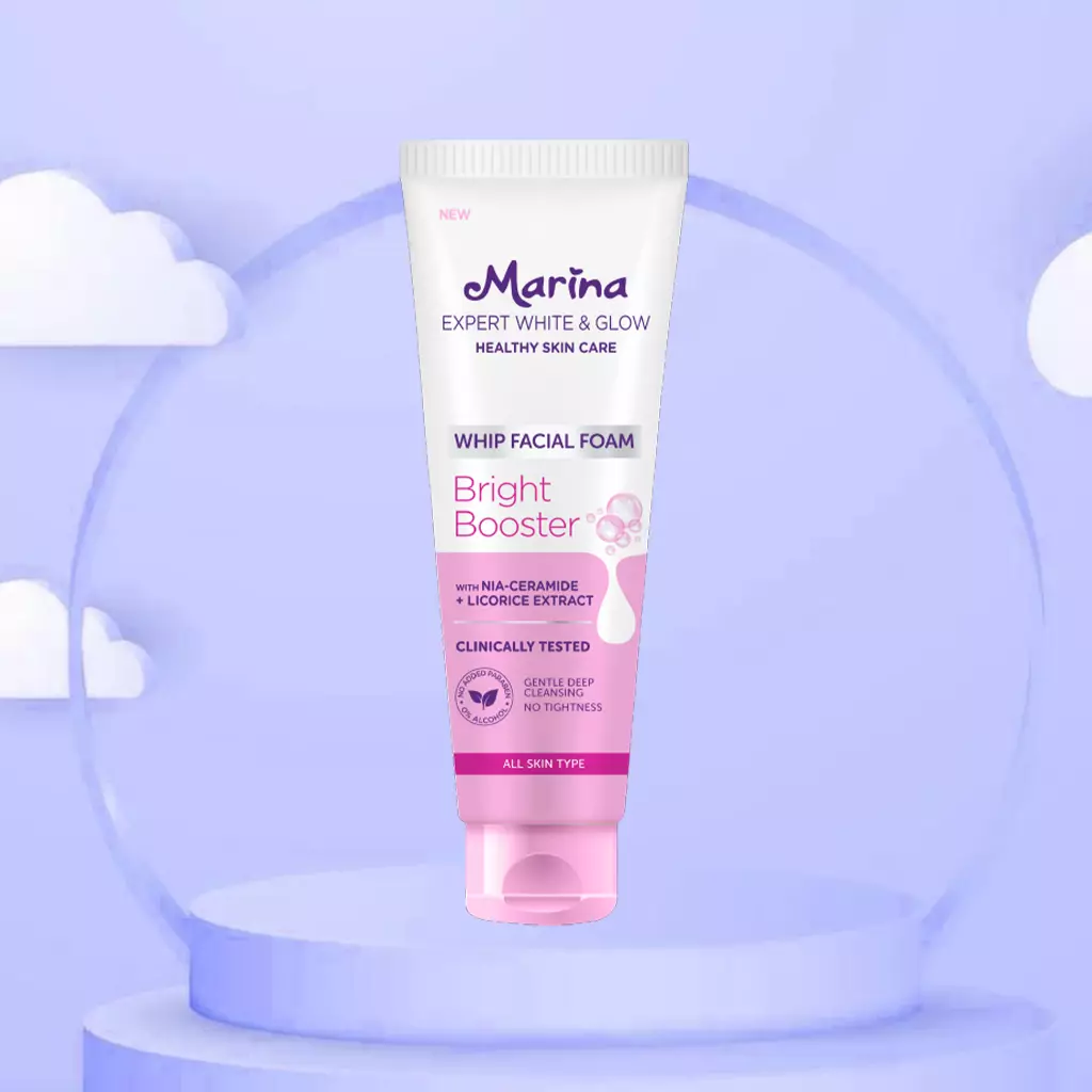 MARINA Whip Facial Foam Bright Booster 100Ml (432978)