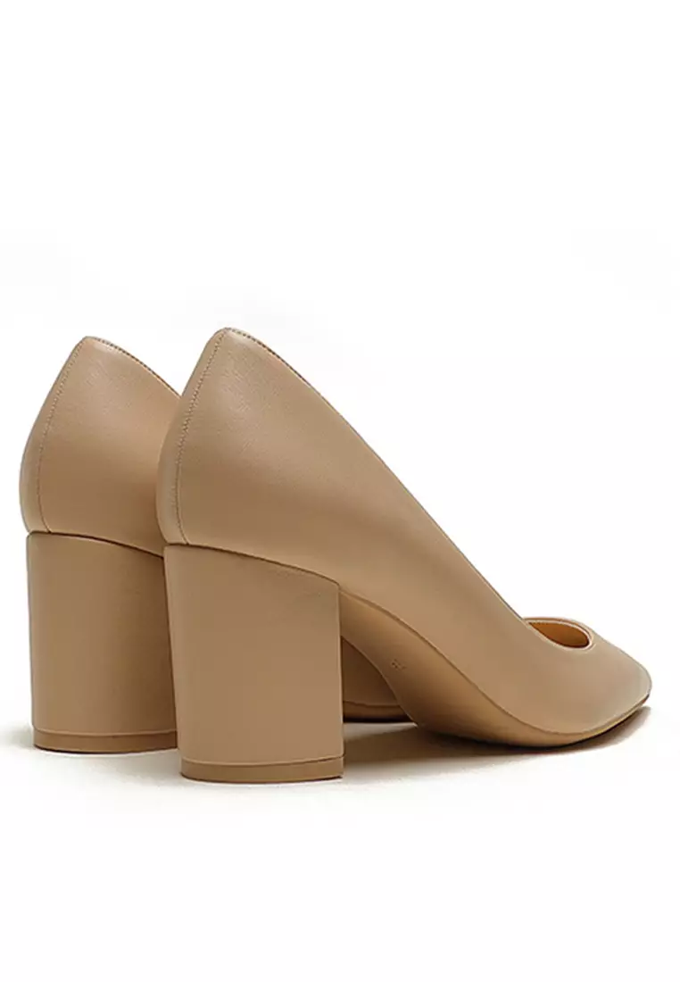 6CM Uniform Pointed High Heel Shoes HZL261