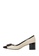 Nina Armando black and white Charis Leather Low Heel NI342SH0FV8OSG_3