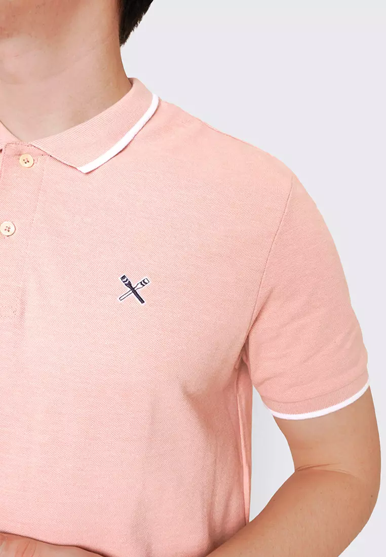 Polo Pique With Contrast Trim