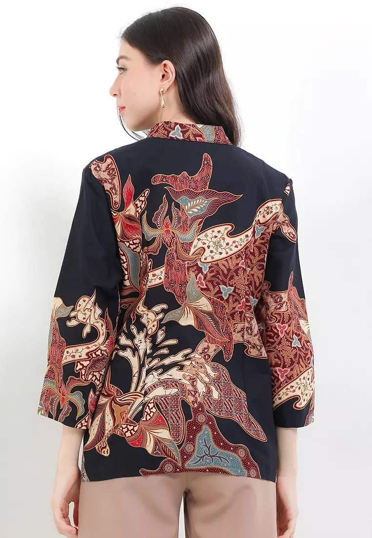 Blouse Batik Daun