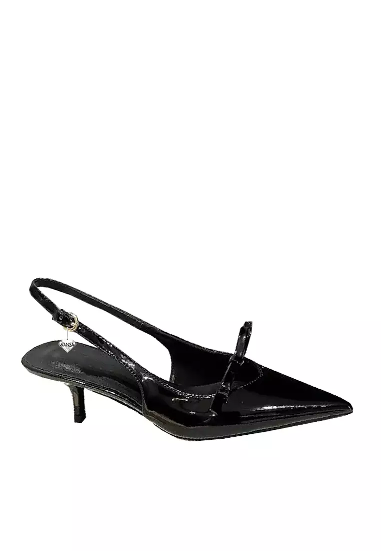 Discount on Twenty Eight Shoes  shoes - SKU: VANSA Fashion Patent Bow Mid Heel VSW-H-2199