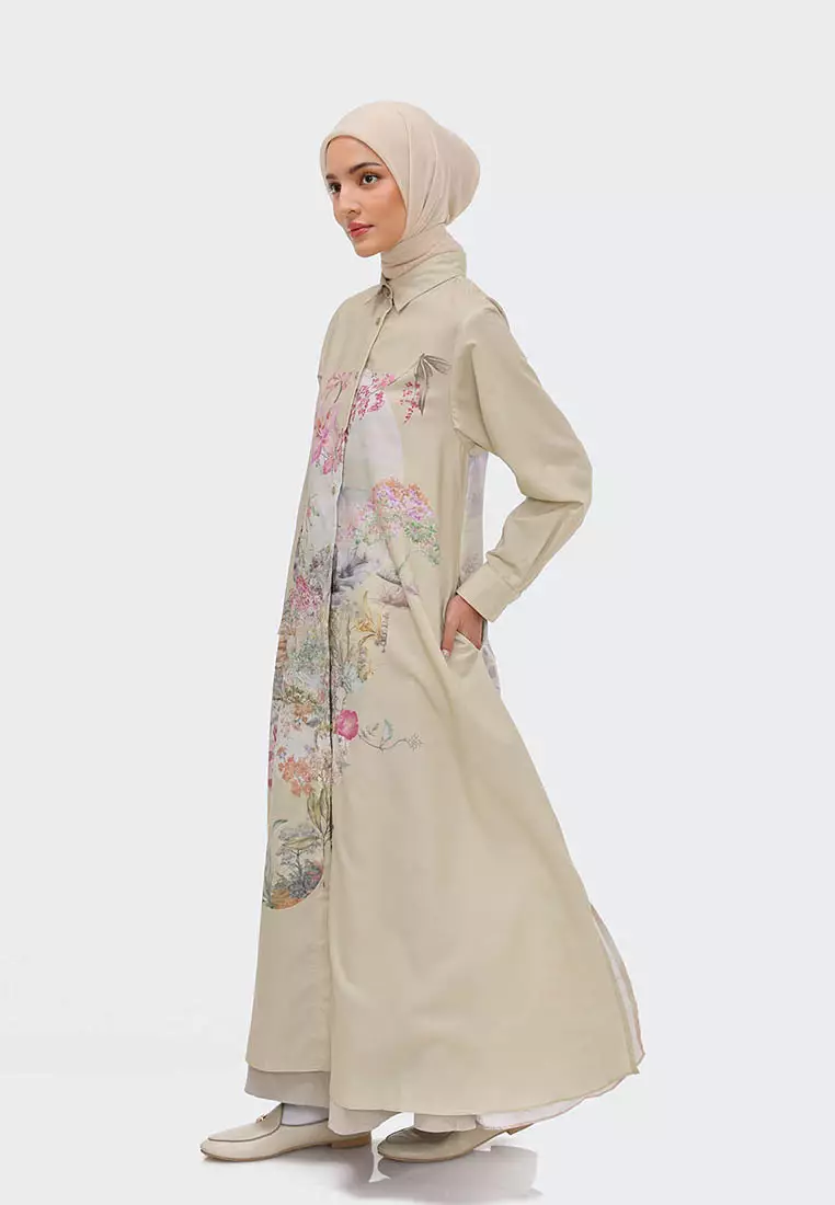 Ria Miranda Pistachio Lucia Ceko Shirt Dress