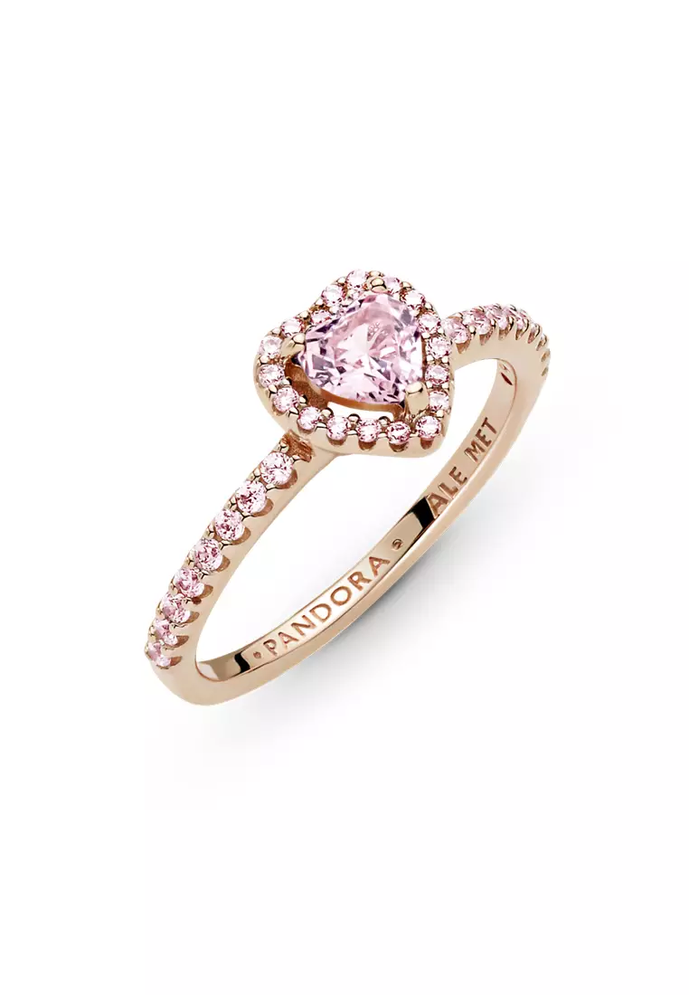 Buy PANDORA Pandora 14k Rose Gold Plated Sparkling Elevated Heart