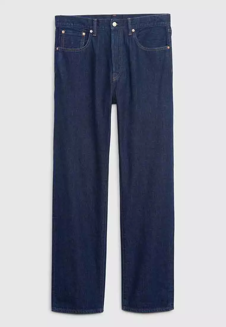 Buy GAP 100% Organic Cotton '90s Original Straight Fit Jeans With