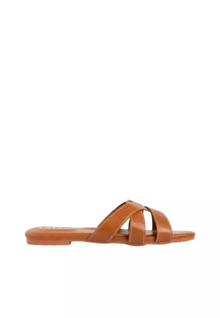 Discount on Happy2U  shoes - SKU: Emma Cross Stitch Sandals