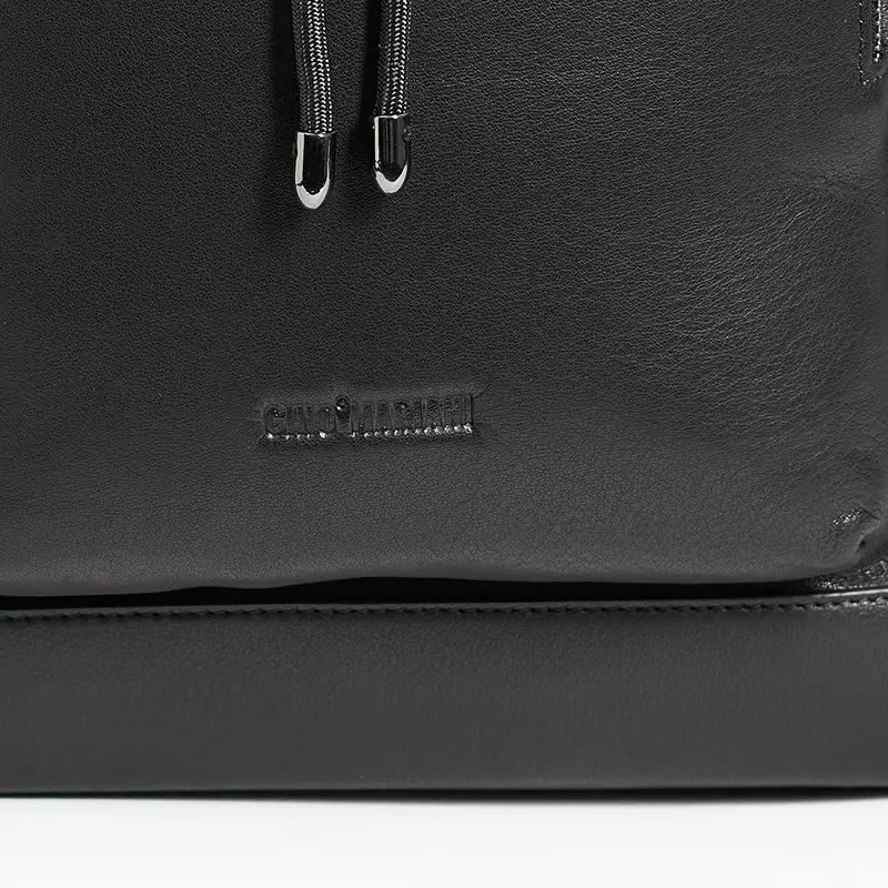 Backpack Tas Ransel Pria Kulit Gino Mariani Giusto Hitam