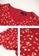 OUNIXUE red Retro Romantic V-Neck Floral Dress 23250AA151A145GS_7
