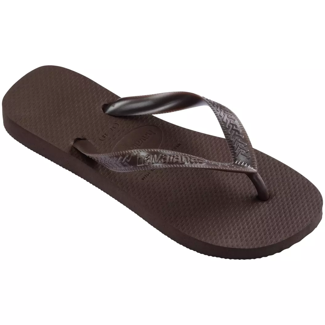 Havaianas Havaianas Top Tiras Dark Brown - Sandal Wanita