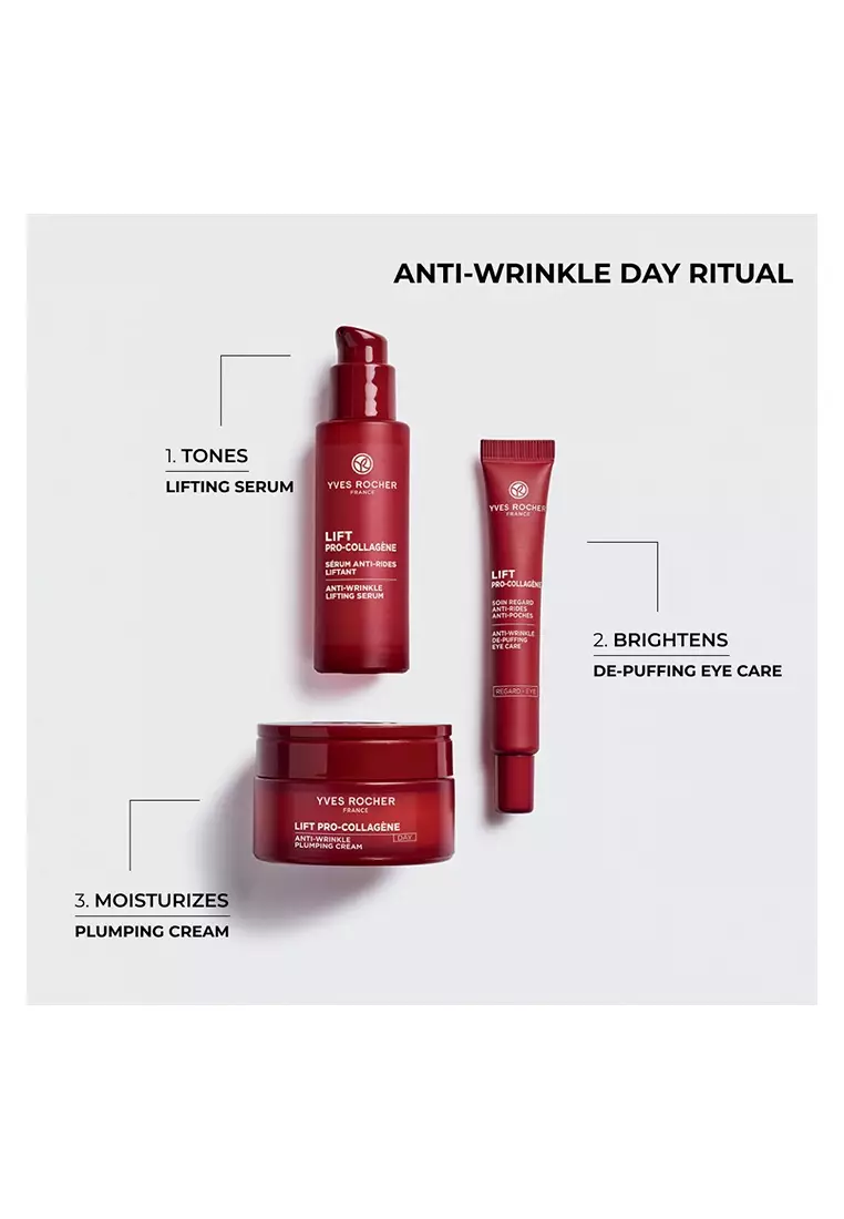 Anti Wrinkle Lifting Serum with Plant Collagen & Hyaluronic Acid-30ml for All Skin Types