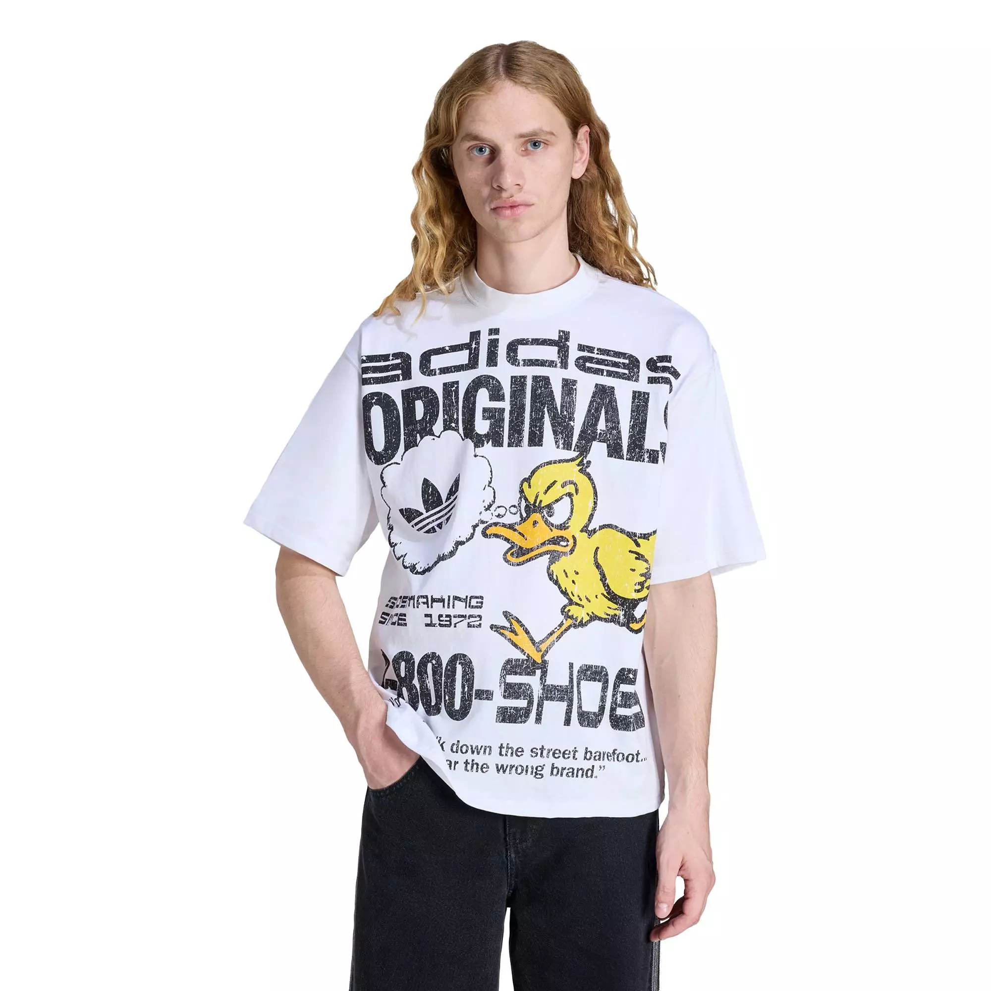 Lifestyle Originals Duck Graphic Tee Men White KG6439