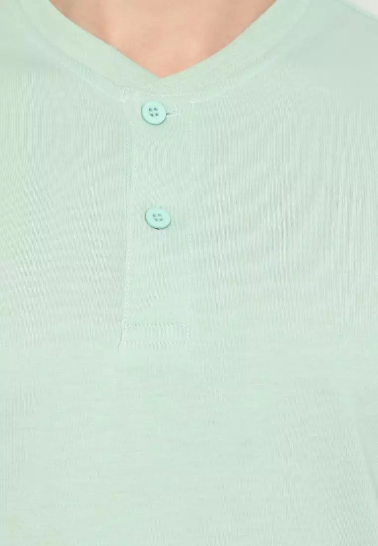 MATSUDA Kaos Polo Henley Nihama