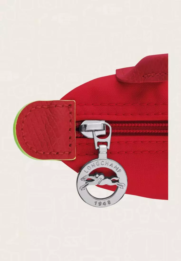 ★人気★ Longchamp Le Pliage Green Handle Pouch Tomato s-l400.png