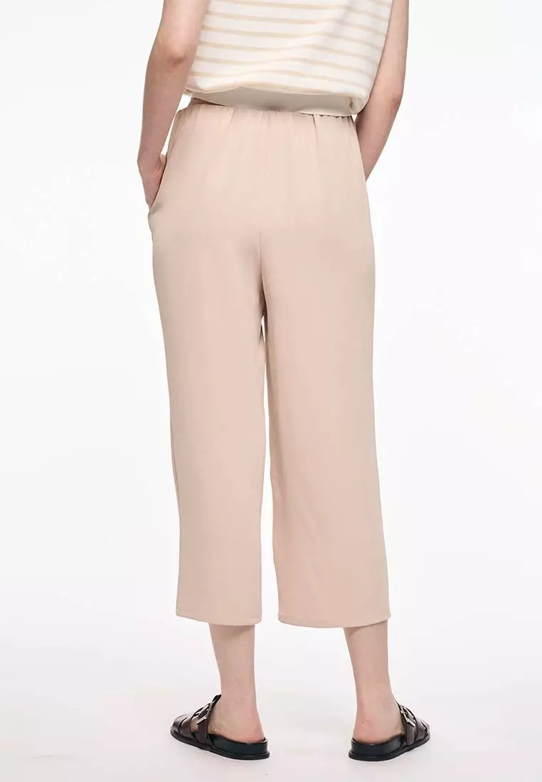 Women's Pull-Up Light Straight Culottes
