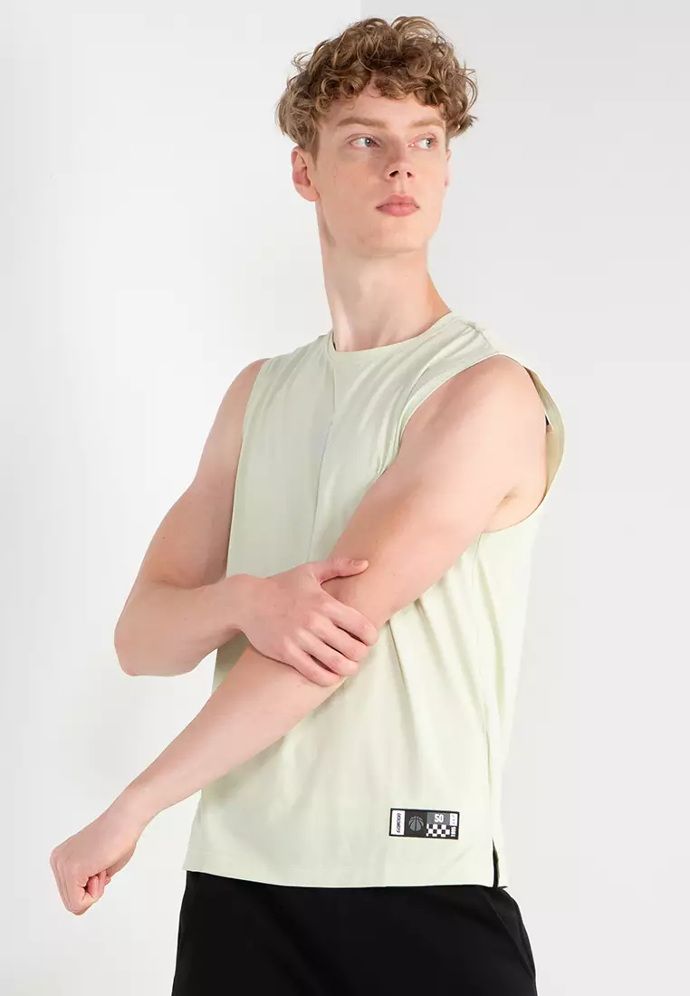 White best sale sports tank