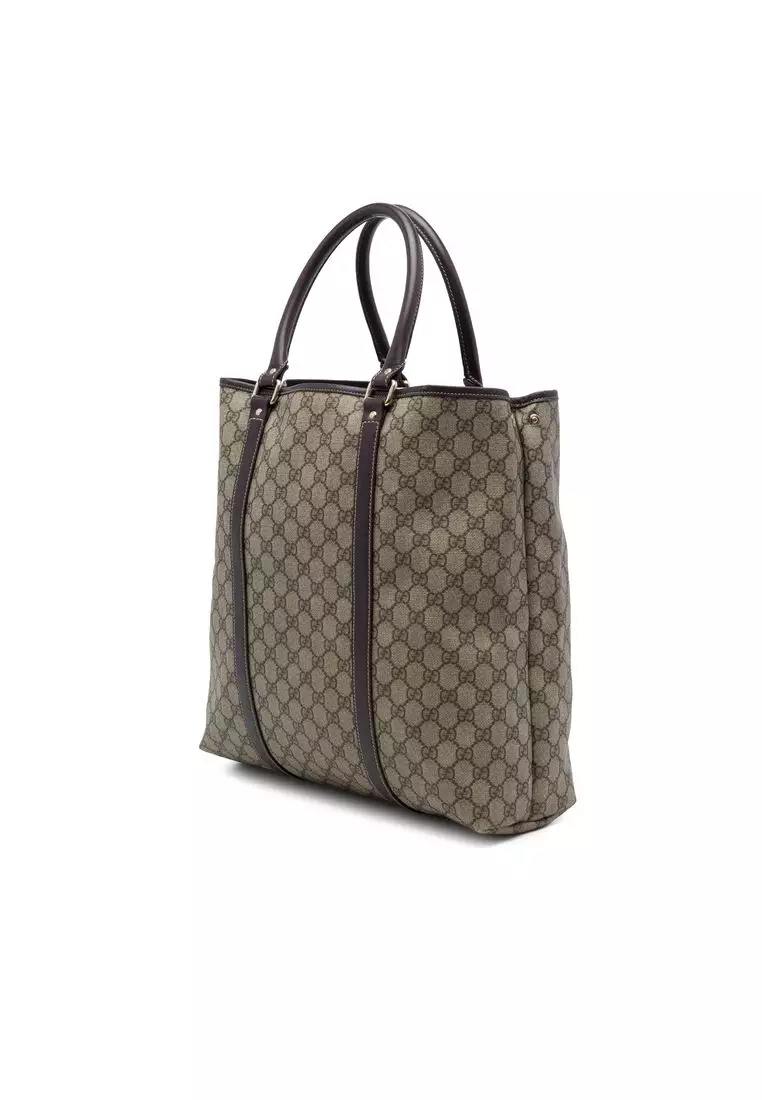 Pre-Loved Gucci Gg Supreme Joy Vertical Tote