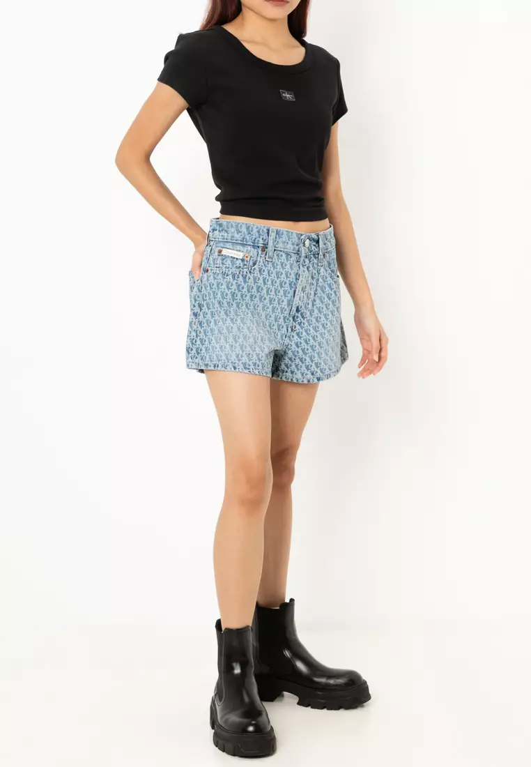 Rib Baby Tee - Calvin Klein Jeans