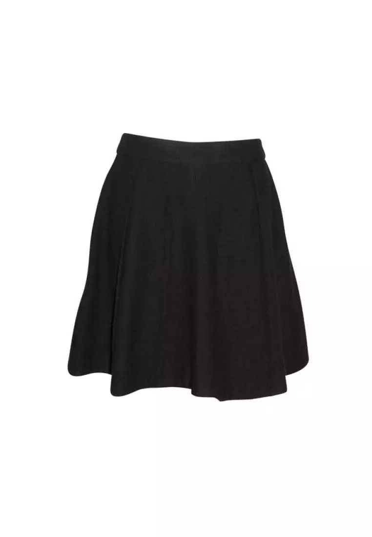 Designer black 2025 a line skirt