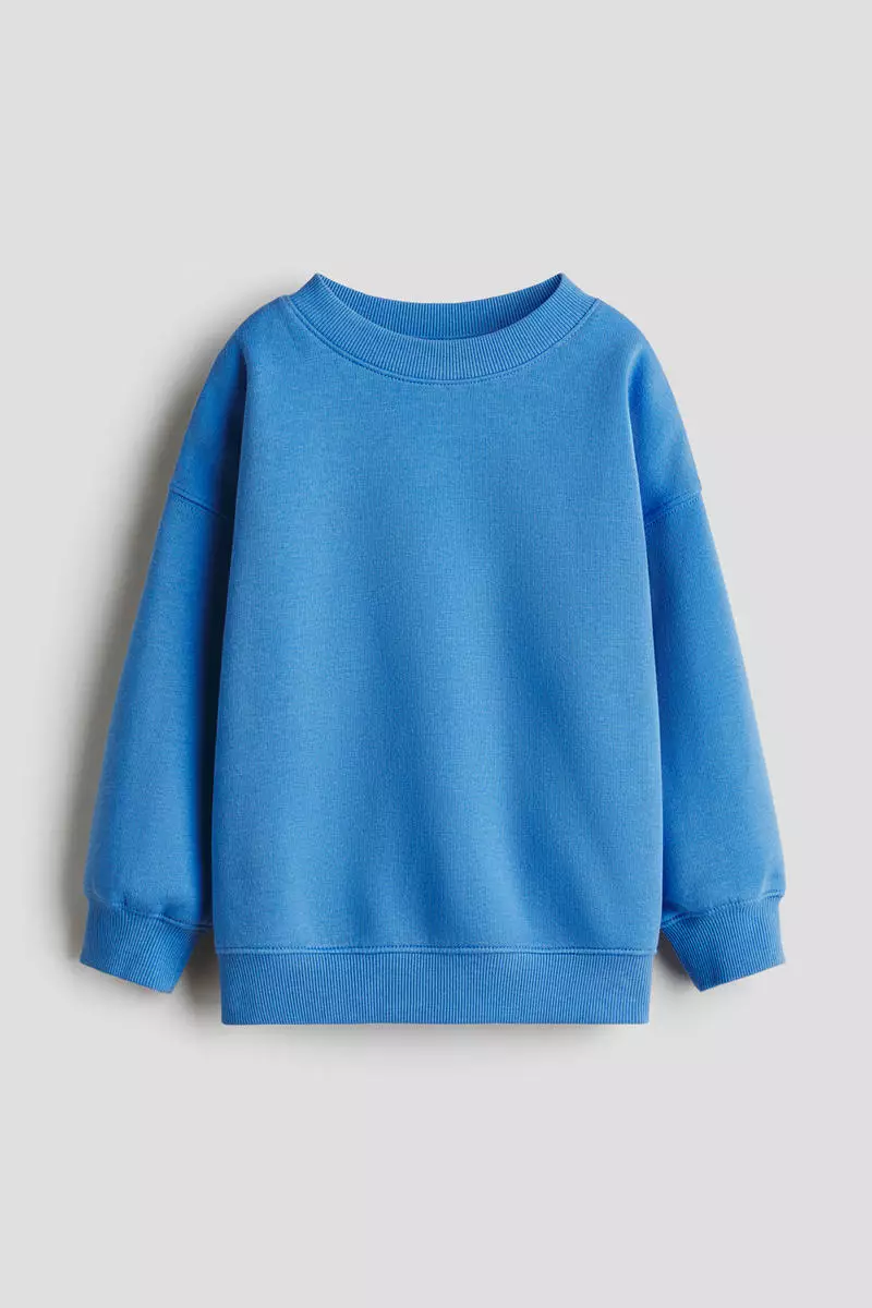 Oversized brushed-inside sweatshirt
