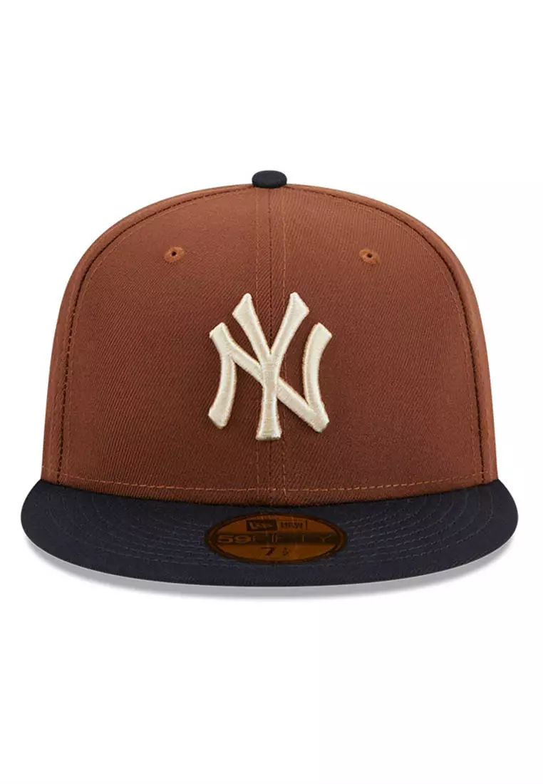 New Era YANKEES Exclusive CUSTOM MLB 59fifty CLASSIC WHEAT