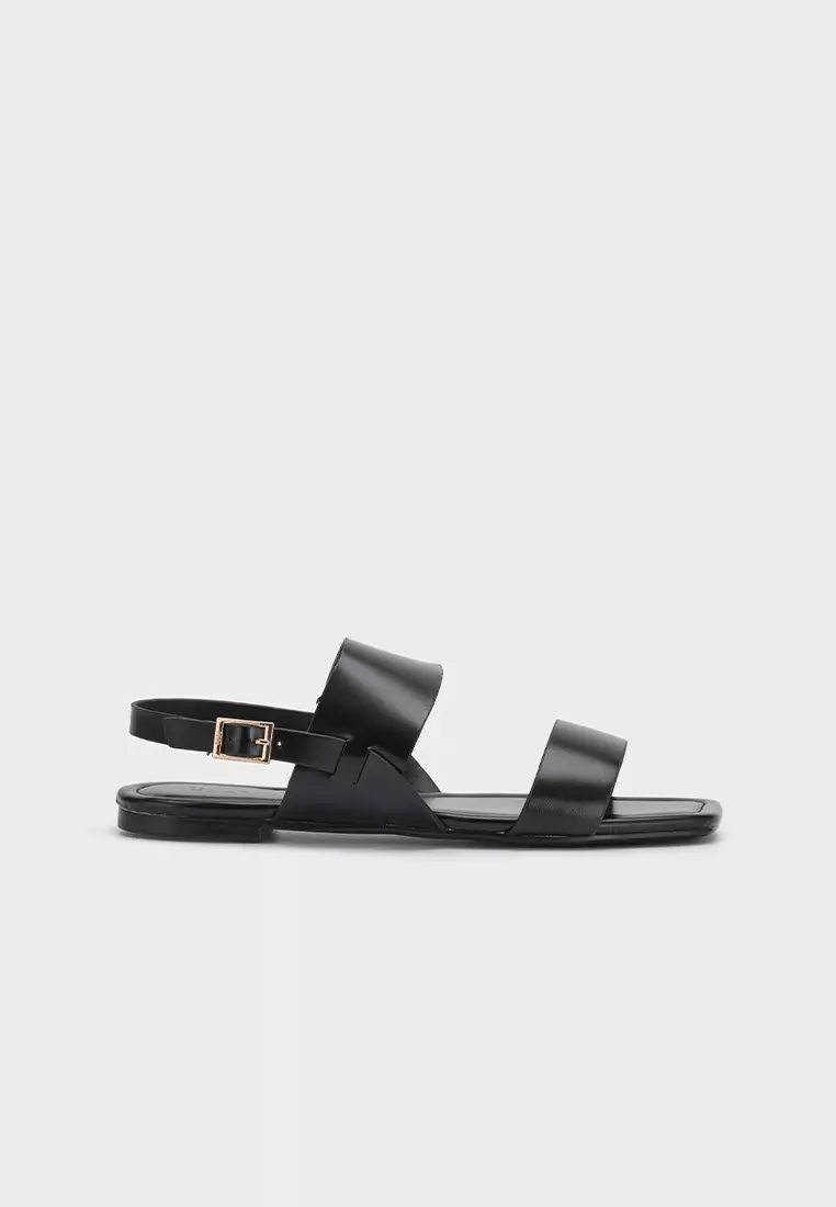 ANKLE STRAP FLAT SANDAL休闲平底凉鞋