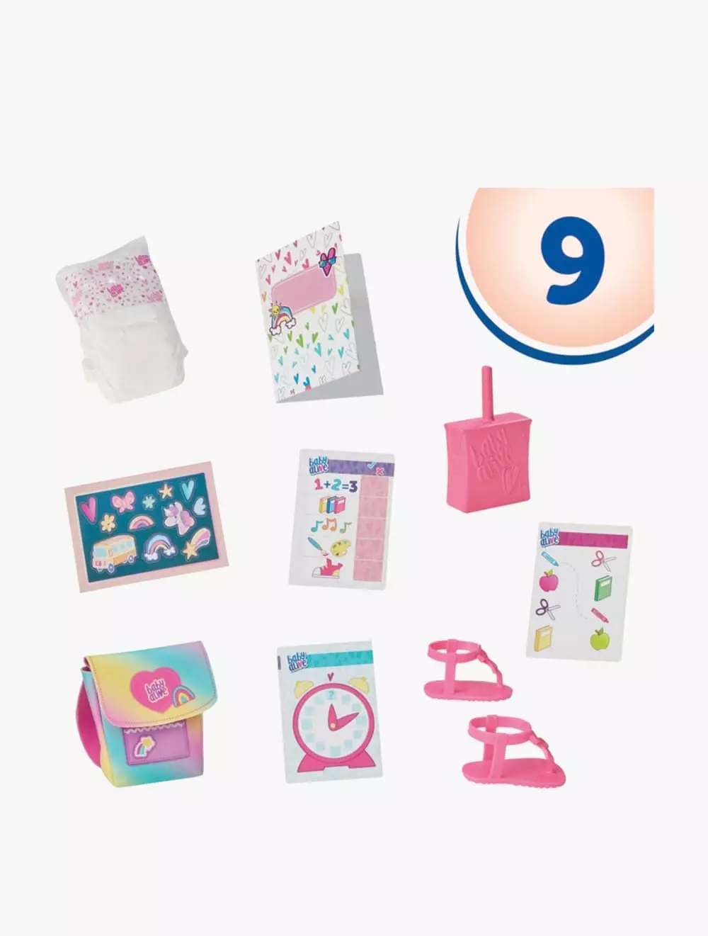 Baby Alive Time for School Baby Blonde Hair - BYAF8387