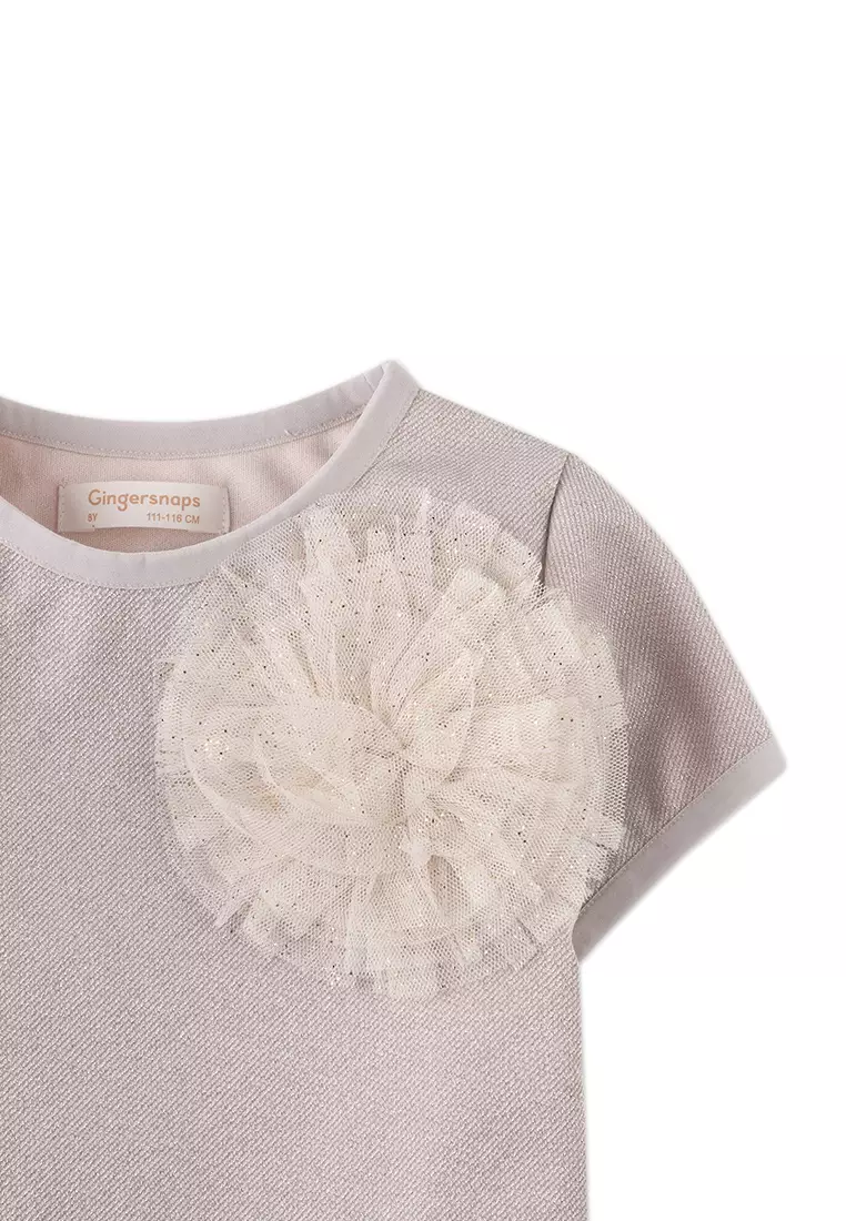 Alicia Blouse With Self Fabric Corsage