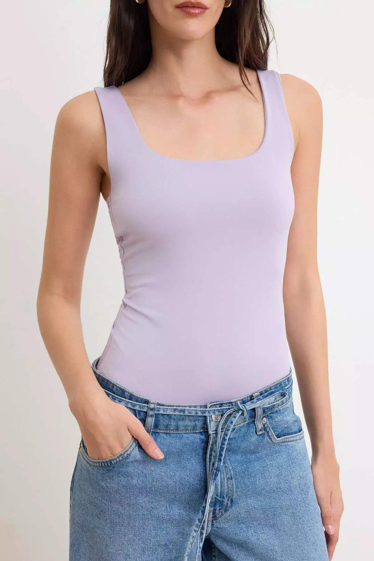 Lilac Knitted Bodysuit Twoss24Bd26