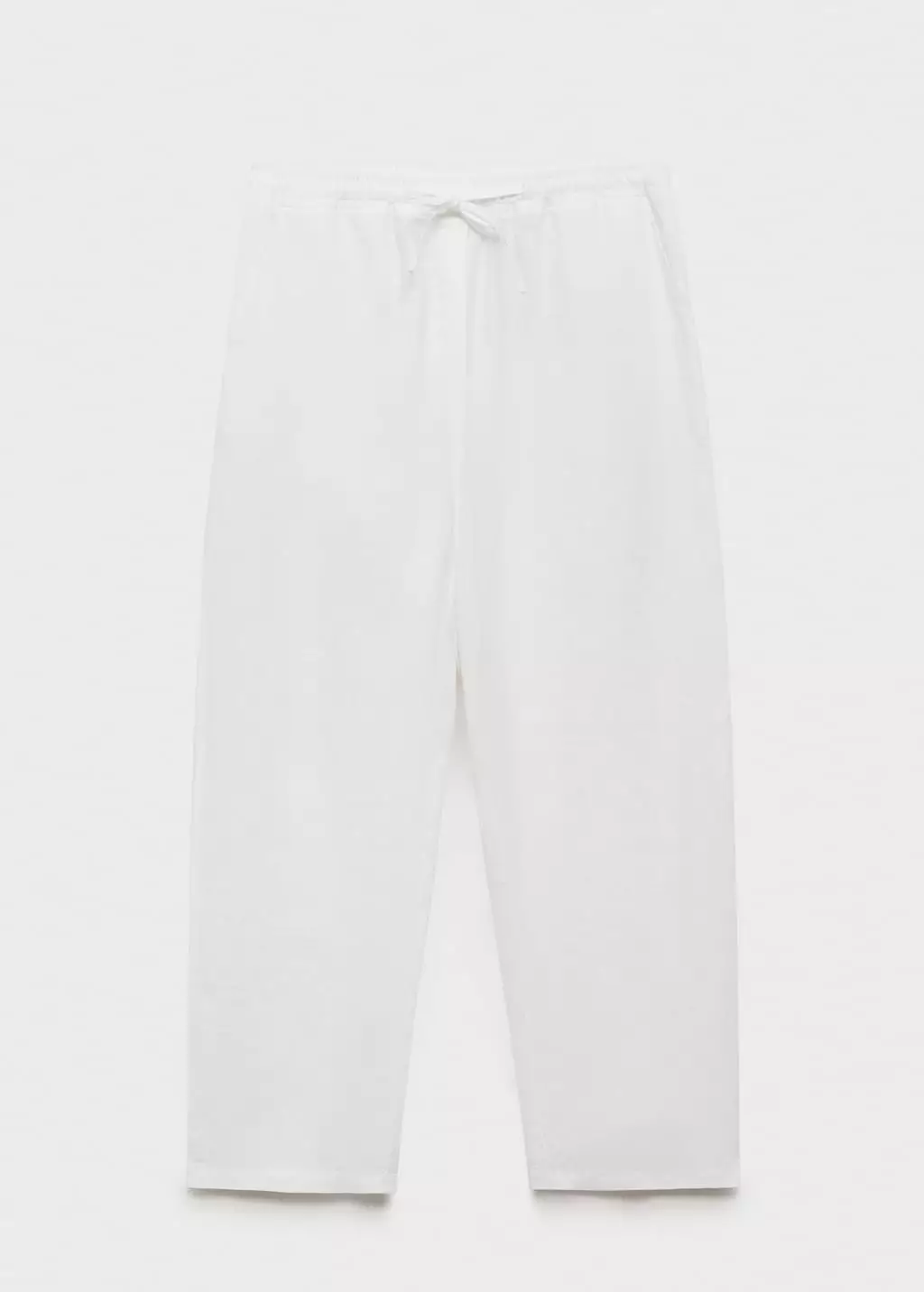 Celana campuran linen straight