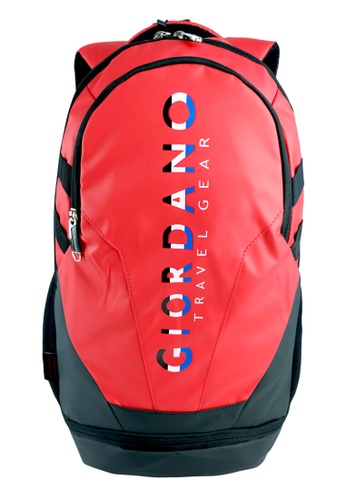 giordano gn1969 19 inch waterproof notebook backpack red