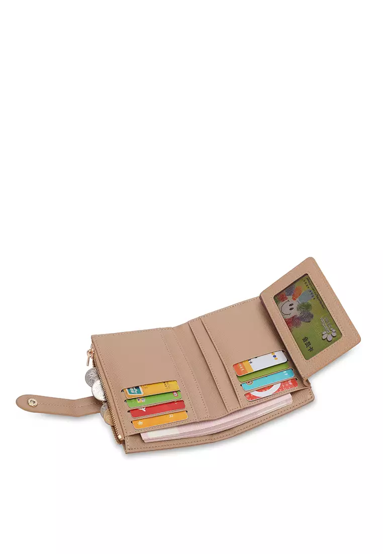 Women's Short Purse / Wallet - Beige