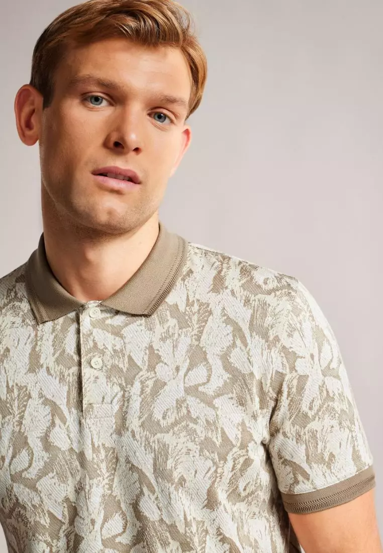 Buy Ted Baker Ted Baker Mens Plasta Short Sleeve Regular Fit Floral