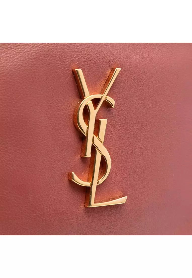 Pre-Loved Saint Laurent Calfskin Monogram Blogger Bag