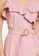 ZALORA BASICS pink Ruffle Detail Fake Wrap Dress 23E77AAFE18462GS_2
