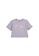 Levi's purple Levi's Cropped Rolled Sleeve Tee (Little Kids) F50D7KAB7A3618GS_1