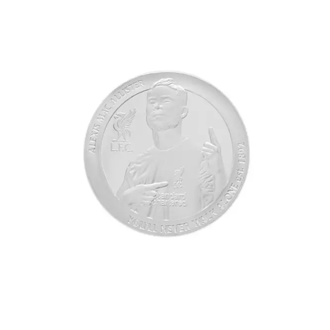 Liverpool FC Mac Allister Collectible Coin - Official LFC Accessories Collectible