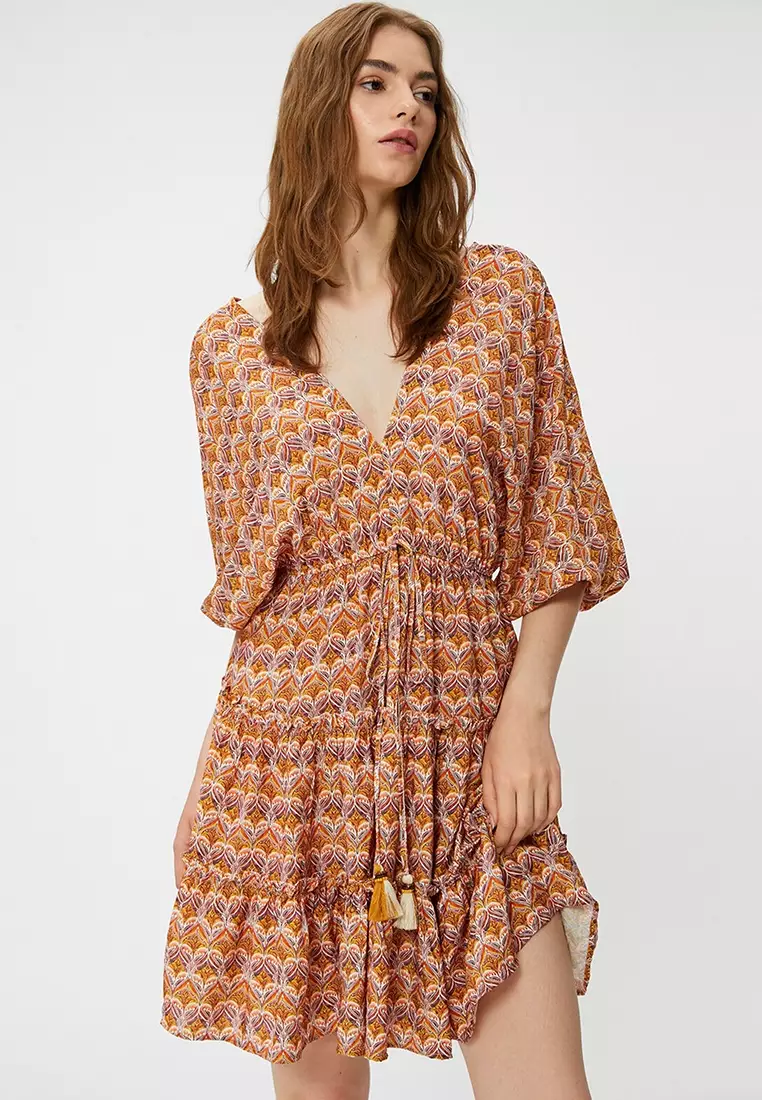 Patterned A-line Dress