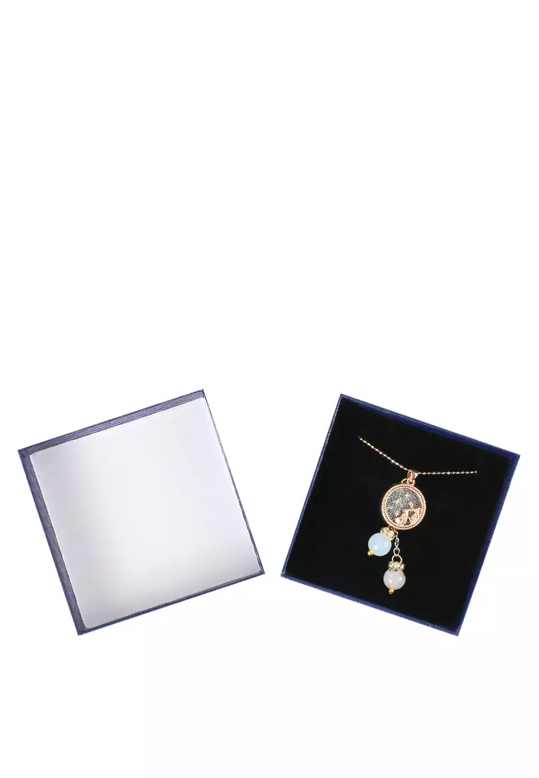 Libra with Black Rutilated & Opalite