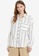 Trendyol white Striped Oversize Shirt C480DAA4BD8D06GS_1